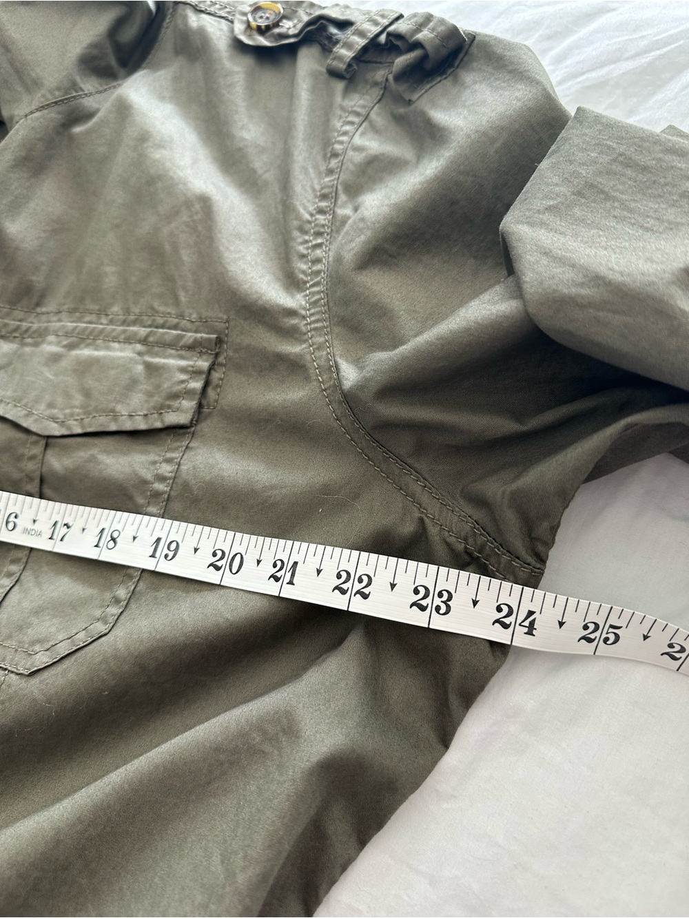 Buffalo David Bitton NWT Utility Jacket with Pockets in Olive size XL - Picture 7 of 14